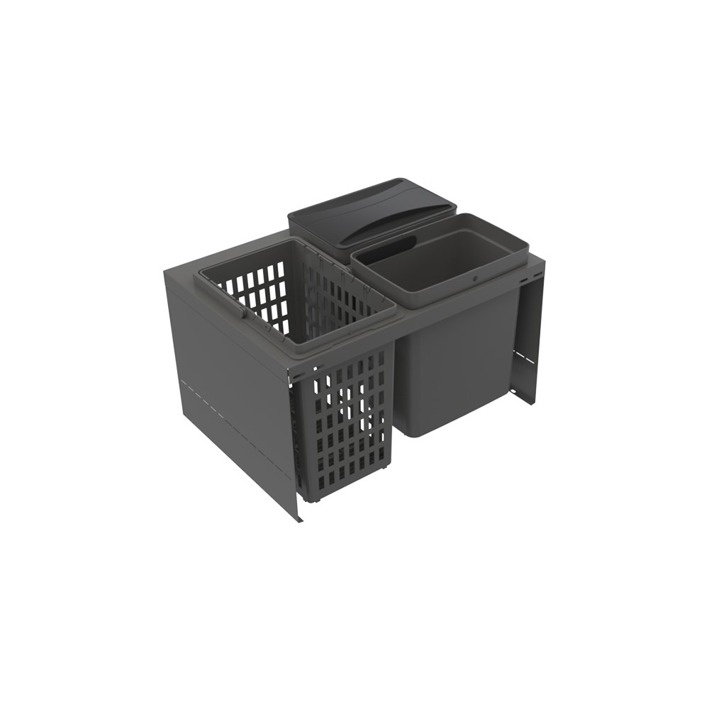 Källsortering Cube Compact 600 Eco mörkgrå