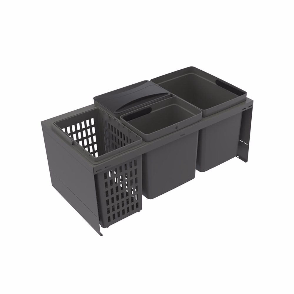 Källsortering Cube Compact 800 Eco mörkgrå