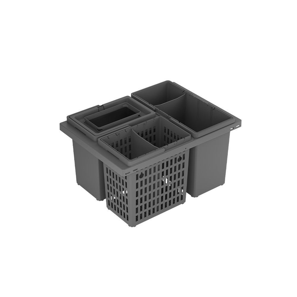 Källsortering Cube Basic 600 Eco II mörkgrå