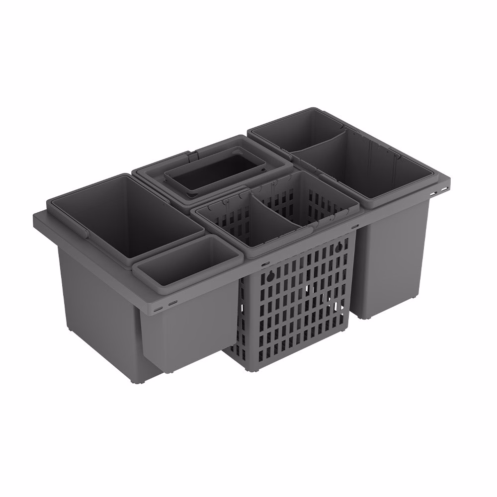 Källsortering Cube Basic 600 Eco II mörkgrå