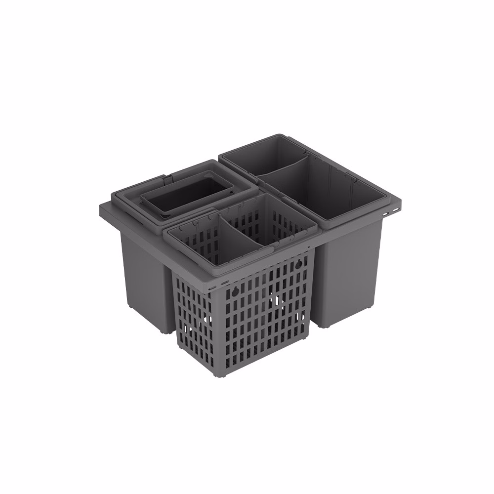 Källsortering Cube Basic 800 Eco II mörkgrå