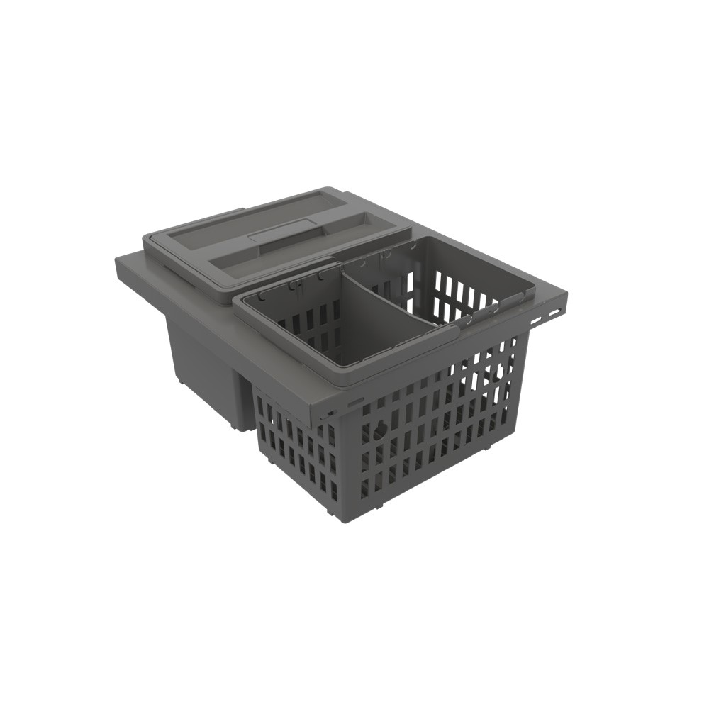 Källsortering Cube Basic 400 Eco mörkgrå