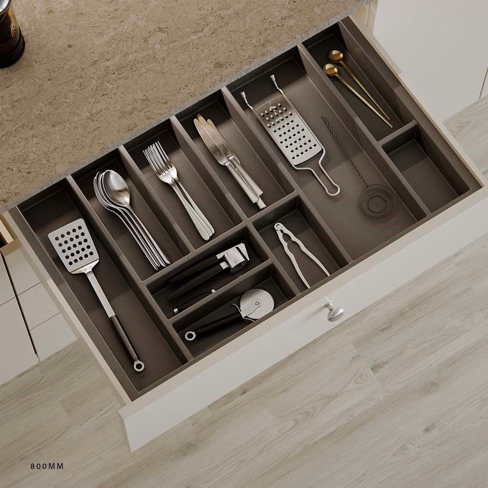 Besticklåda Basic 800 oriongrå 725x473mm