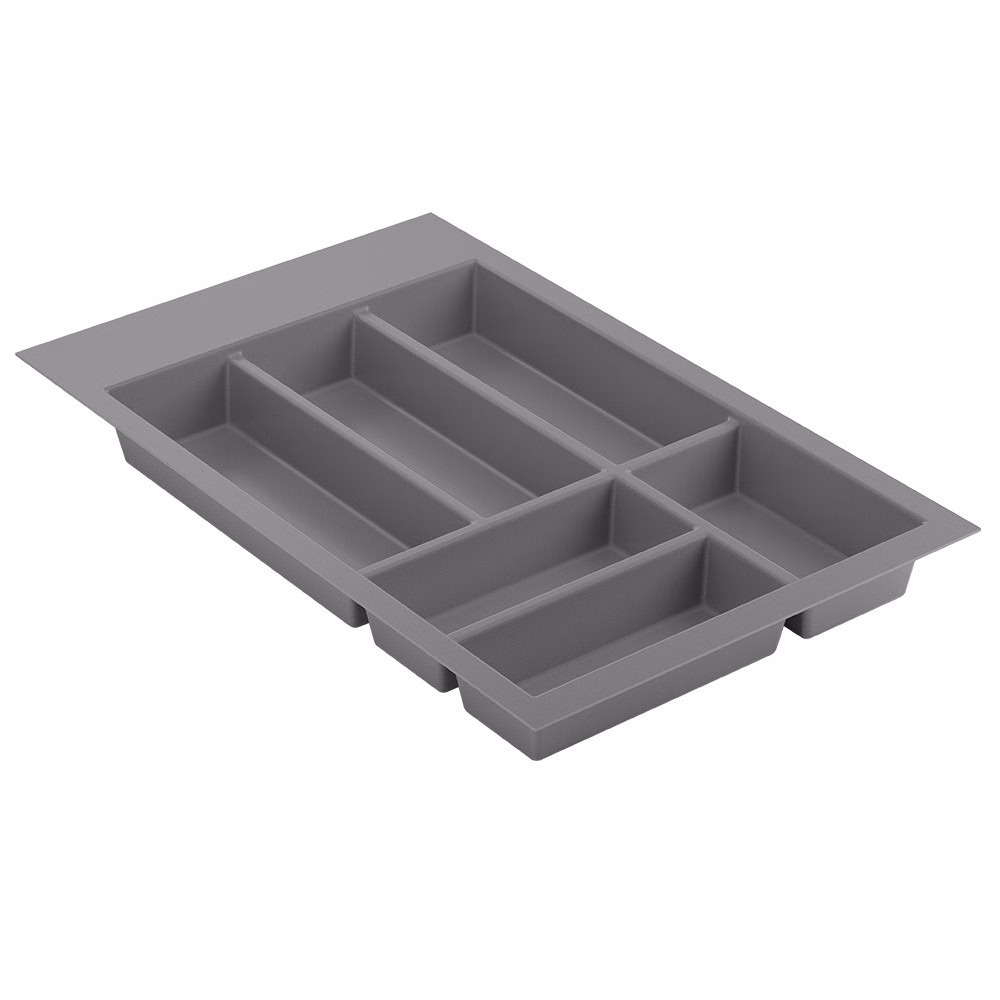 Besticklåda Basic 400 oriongrå 325x523mm