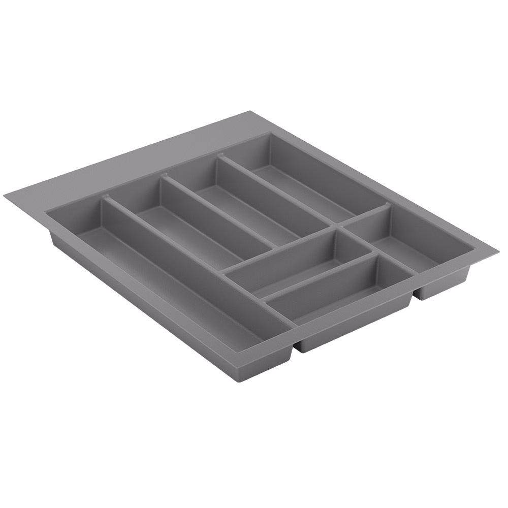 Besticklåda Basic 500 oriongrå 425x523mm