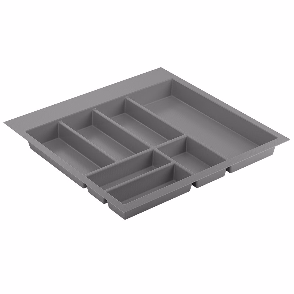 Besticklåda Basic 600 oriongrå 525x523mm