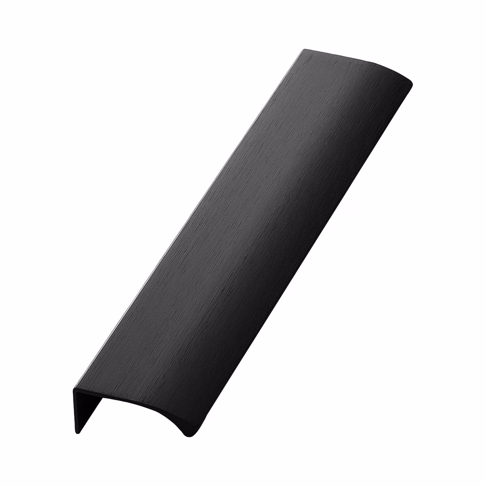 Profil Edge Straight-40 borstad svart 20mm