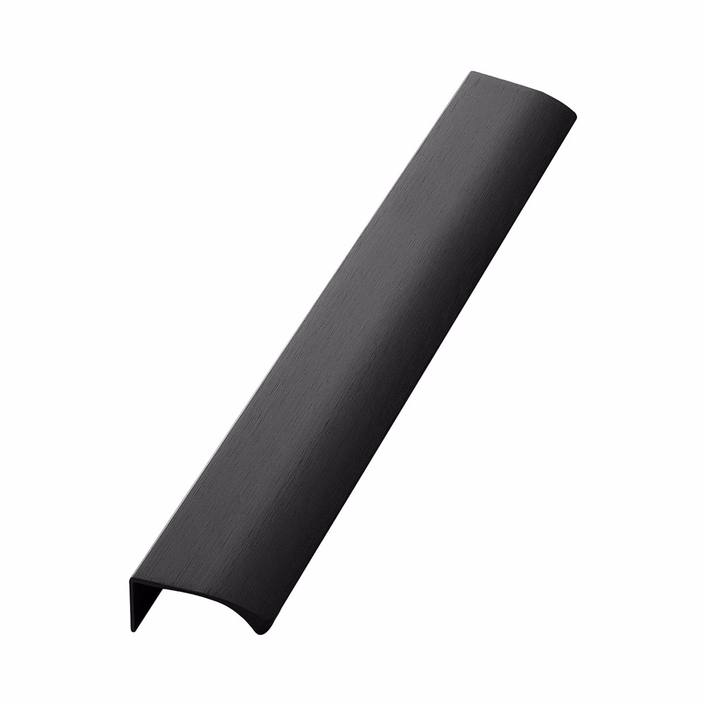Profil Edge Straight-200 borstad svart 2x80mm