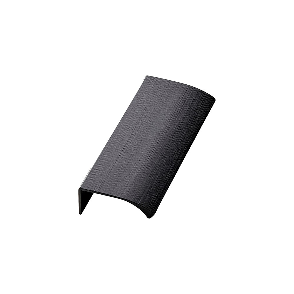 Profil Edge Straight-100 borstad svart 60mm
