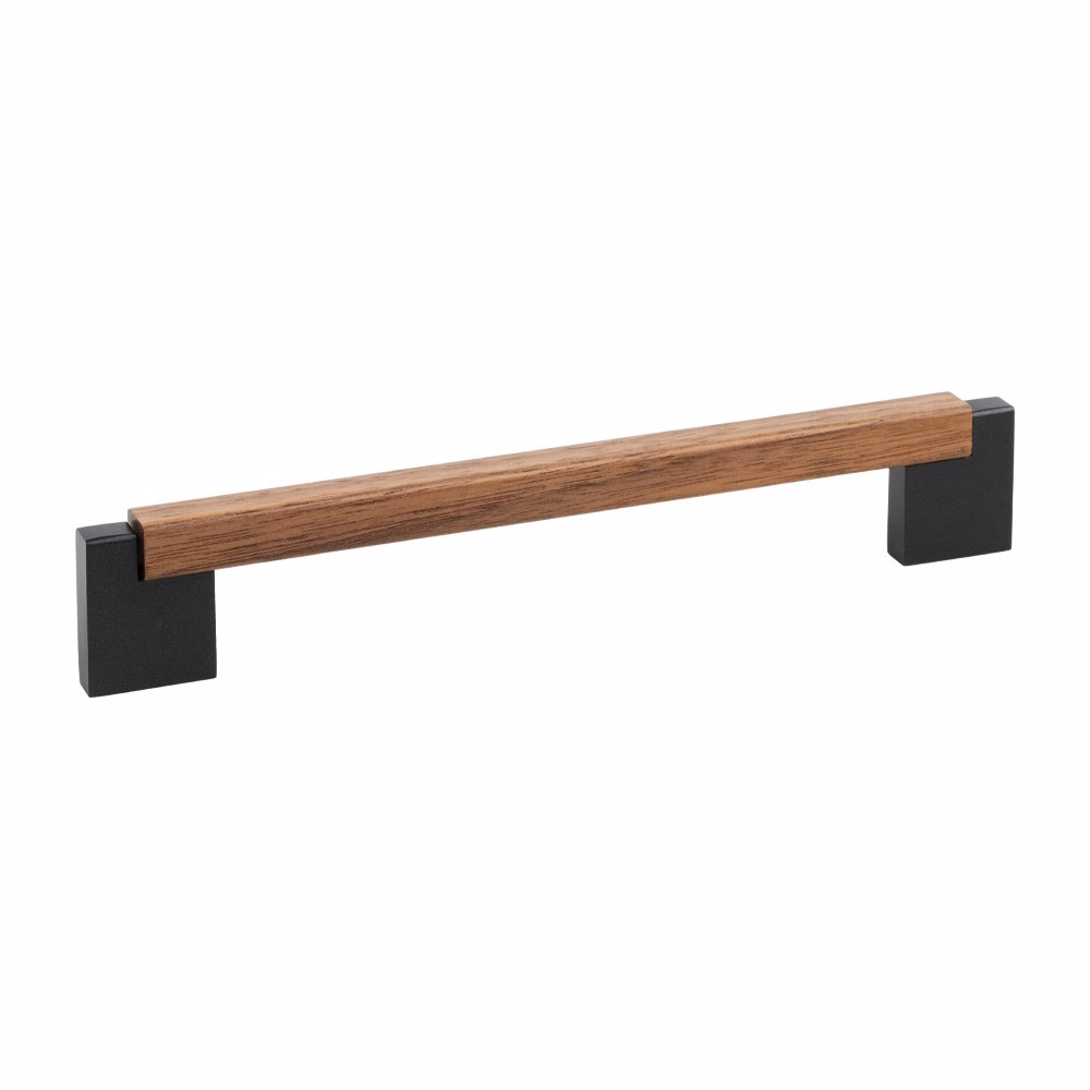 Handtag Duo mini valnöt/lavagrå cc160mm