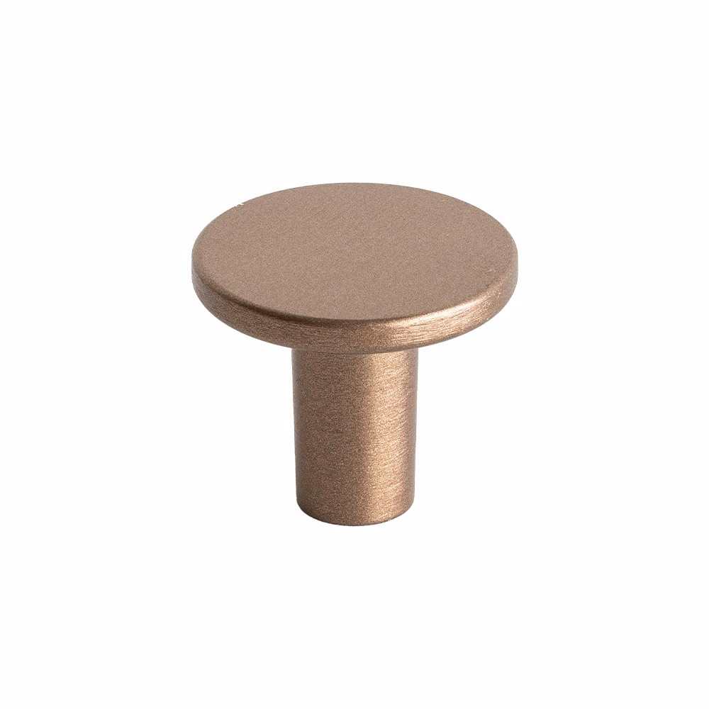 Knopp Lund borstad brons Ø25mm