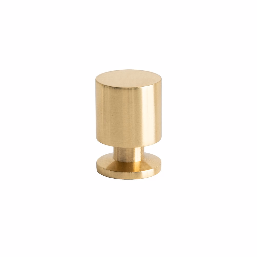 Knopp Solo polerad mässing Ø21mm