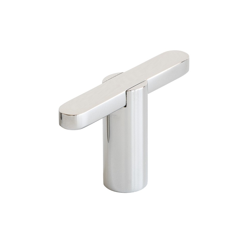 Knopp T Flow polerad krom