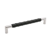 Handtag Norma 12-128 läder lindat svart 128mm