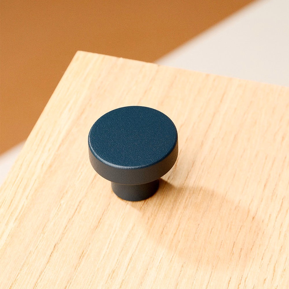Knopp Circular Toniton Deep Blue Ø33mm