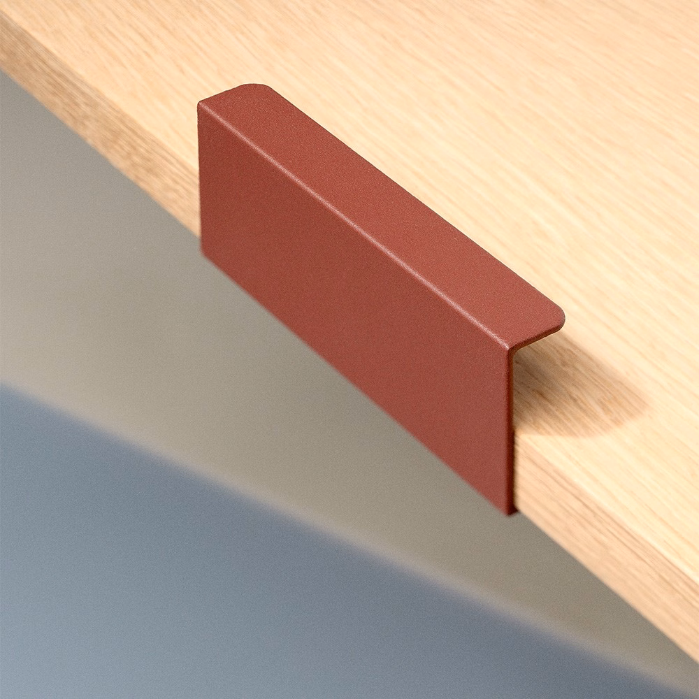 Profilhandtag Hide Toniton Reddish Brown 120mm