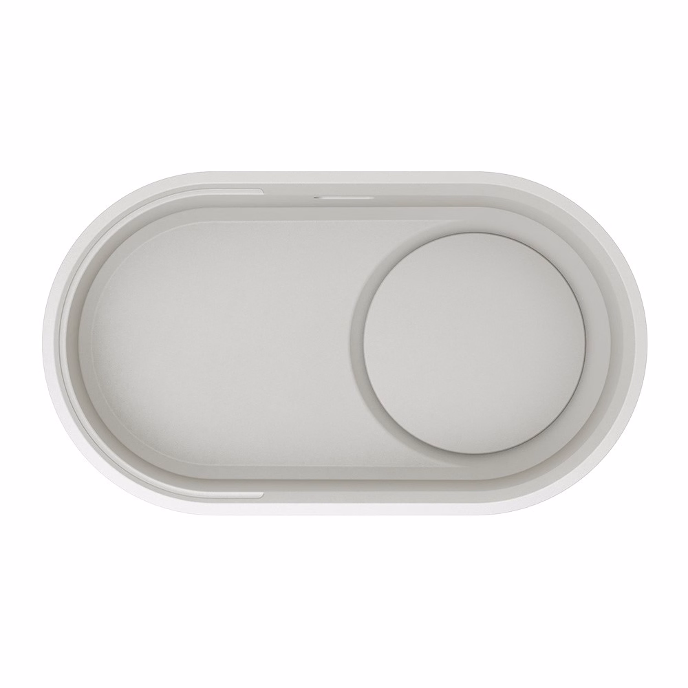 Diskho Oovalon velgranit cloud white 700-U