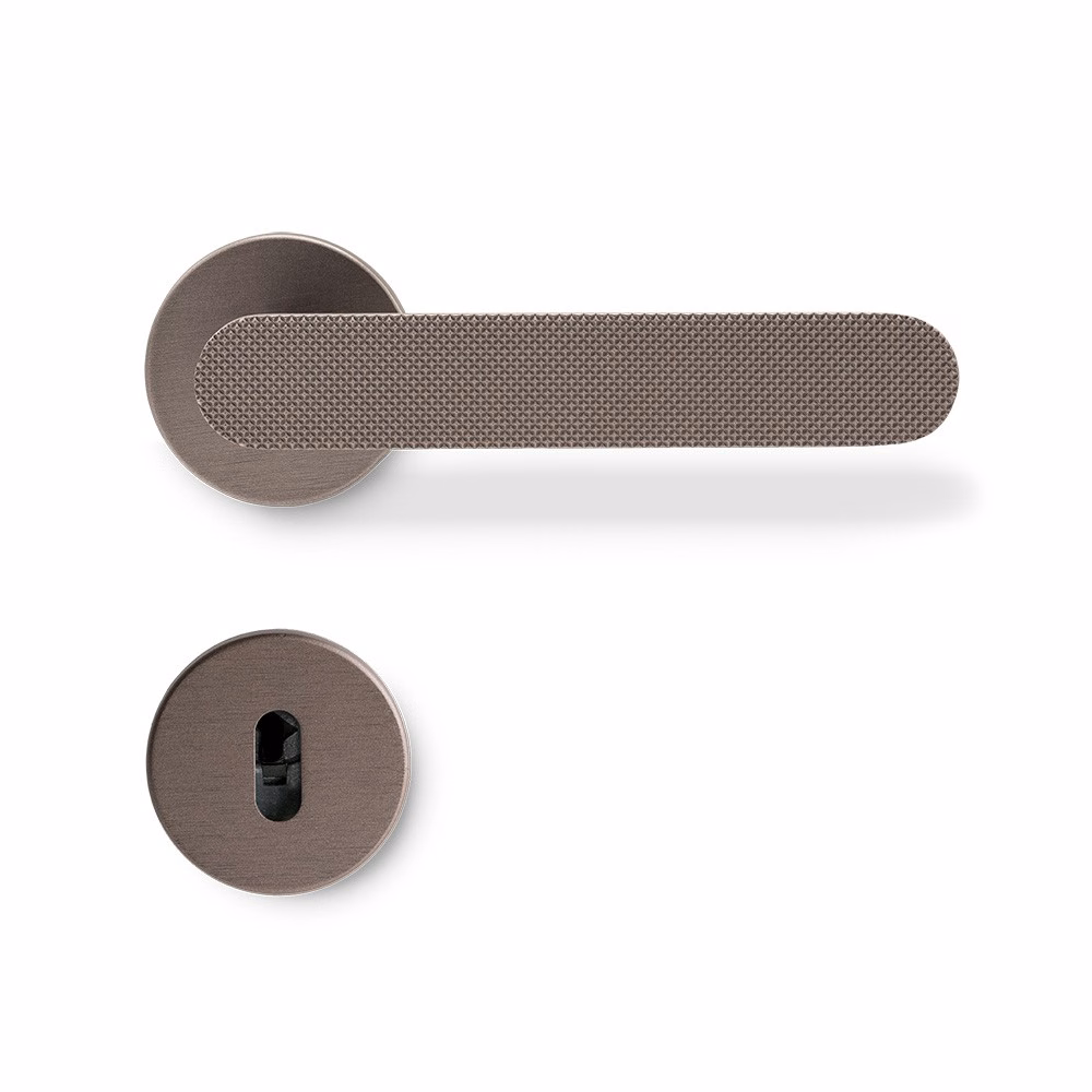 Dörrhandtag Vibe Grip mörk brons EUR-standard komplett