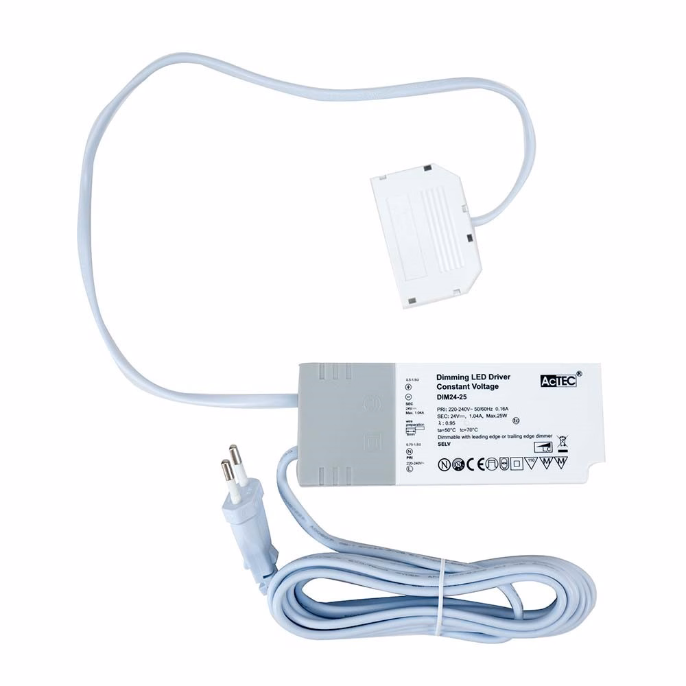 Drivdon Triac 24V/25W Micro24 6-ansl. Dimbar