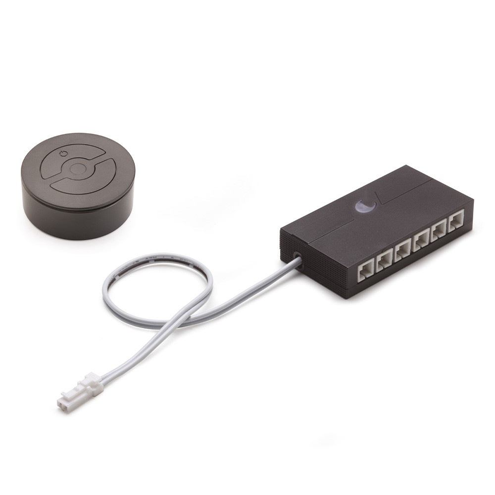 Beslag Design Dimmer Giro FE 24V 72W svart/svart
