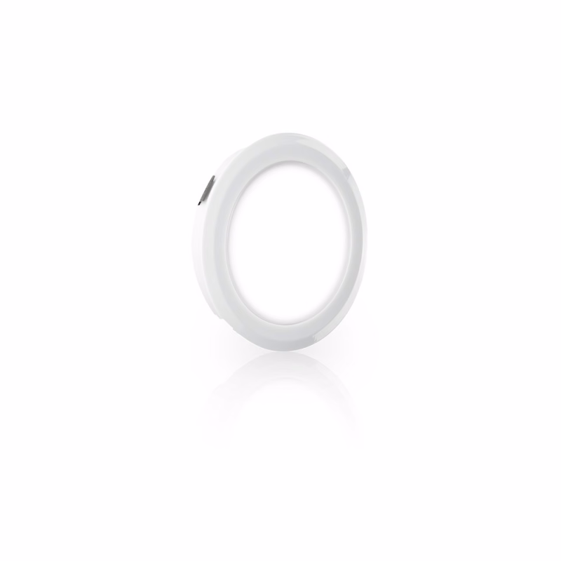 LED-spot Stella flat IP44 24V/3W 3000K vit