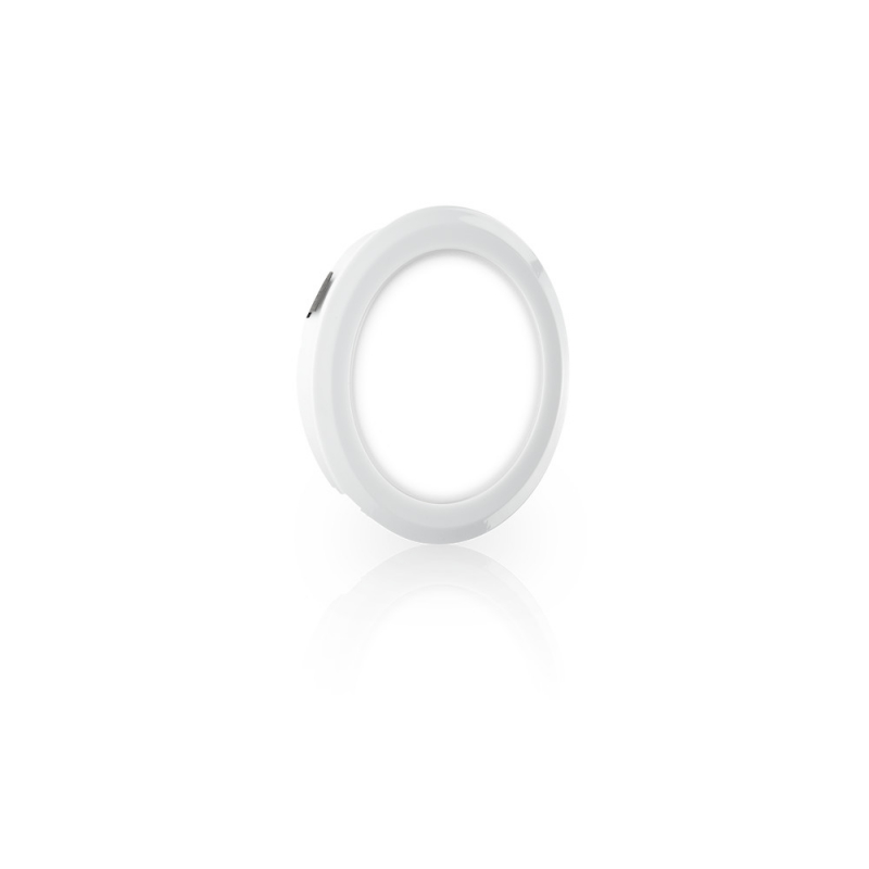 LED-spot Stella flat IP44 24V/3W 3000K vit