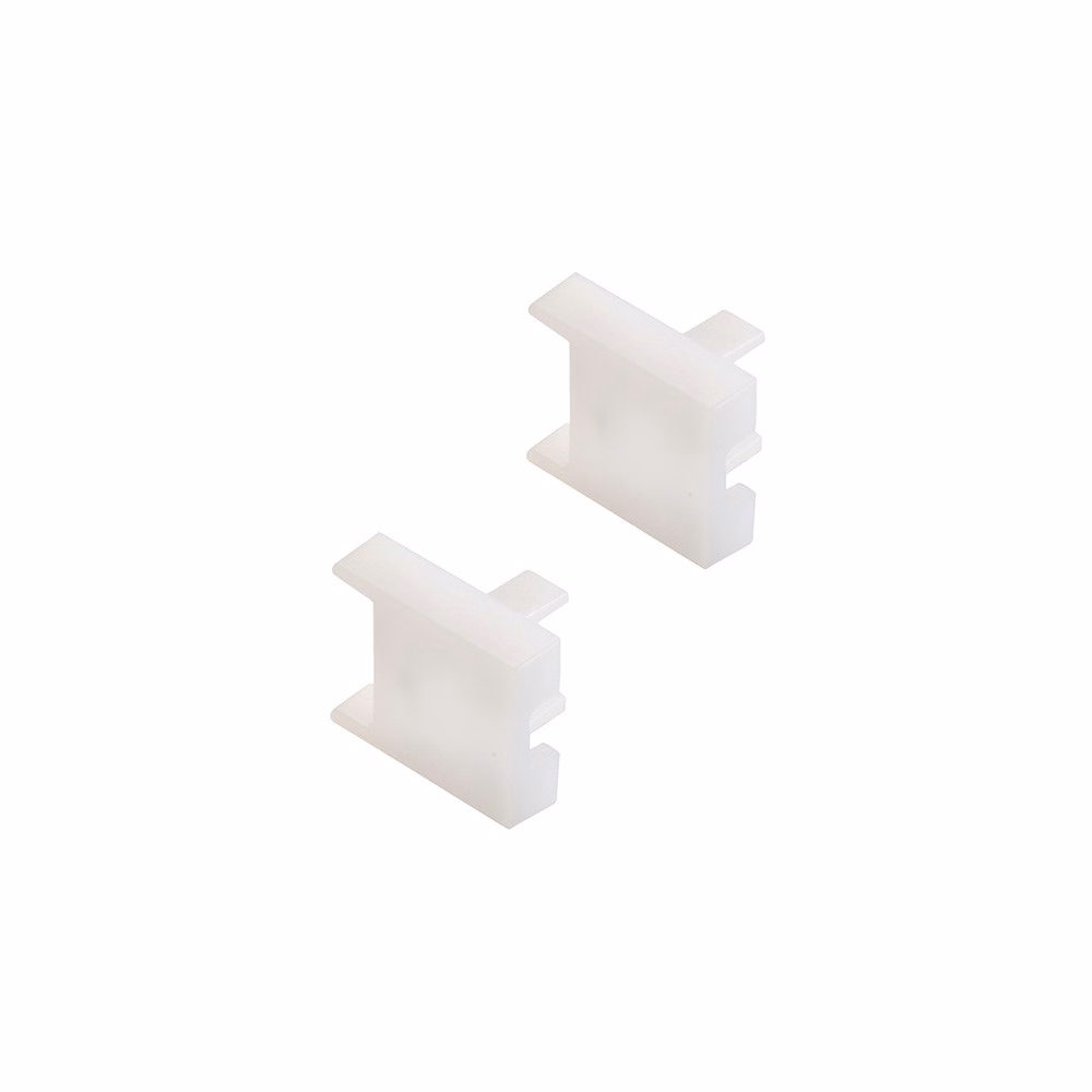 Ändavslut Nubo vit 2-pack