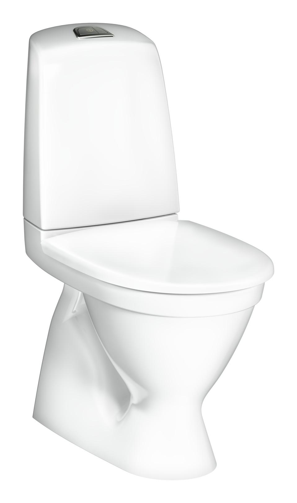 Gustavsberg GBG Nautic 1500 WC-stol Hygienic Flush, S-lås, lim