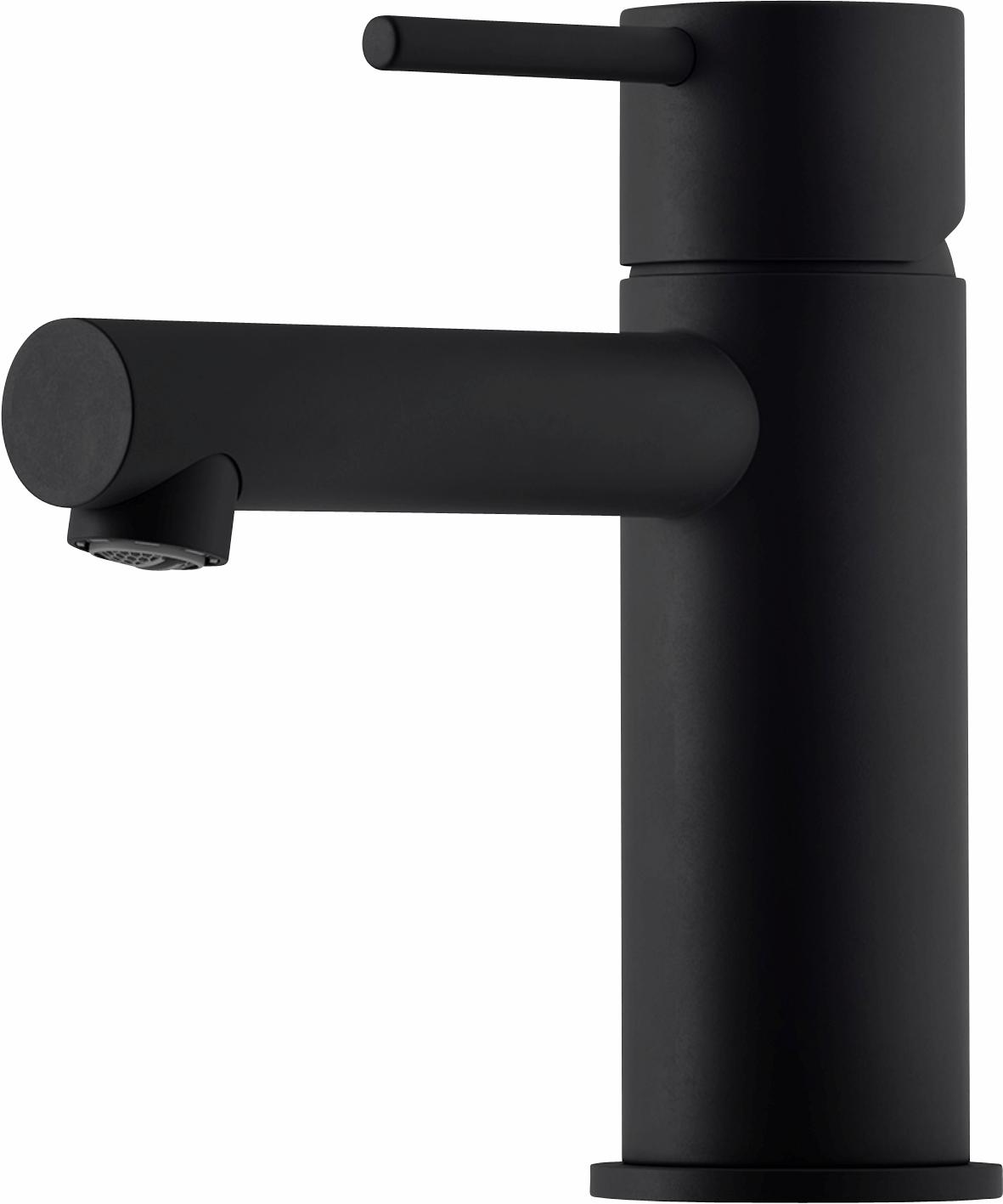 Mora INXX II 273003-12 matt svart tvättställsblandare sharp small, utan bottenventil