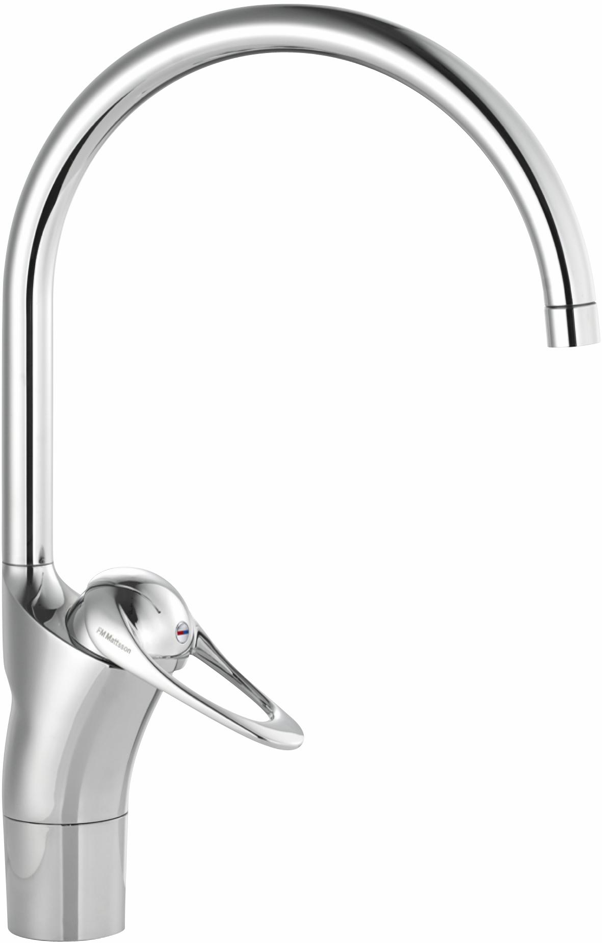 FM Mattsson FMM 8000 9000E II köksblandare, 1-grepp Ecosafe, utan dm-avst - C-pip