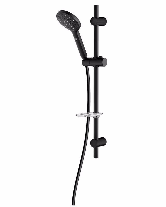 DUSCHSET GB41103210 53 ROUND MATTSVART