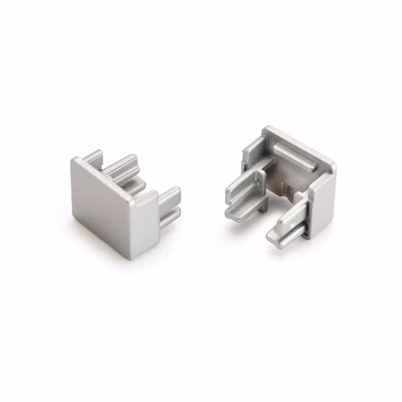 Ändavslut Nexus - Utanpåliggande - Aluminium - 2-pack