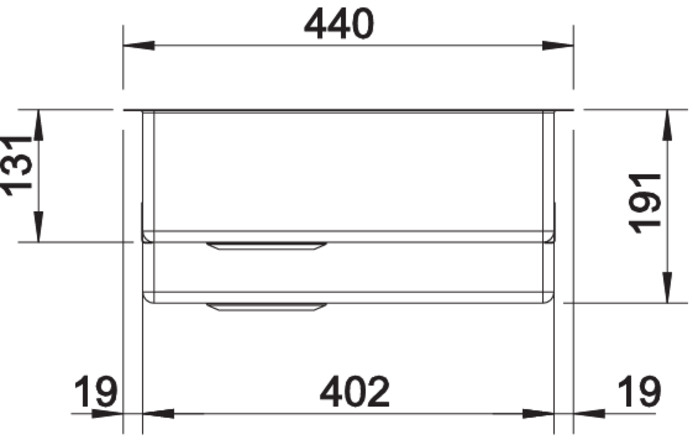 BLANCO Claron 340/180-IF Infino höger