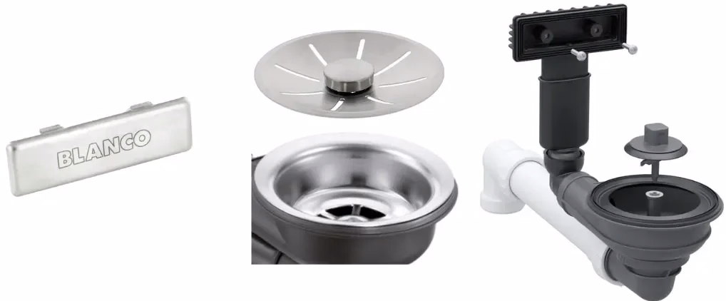BLANCO Rörset InFino Subline 320-700, Etagon 500-700, Zenar XL 6 S