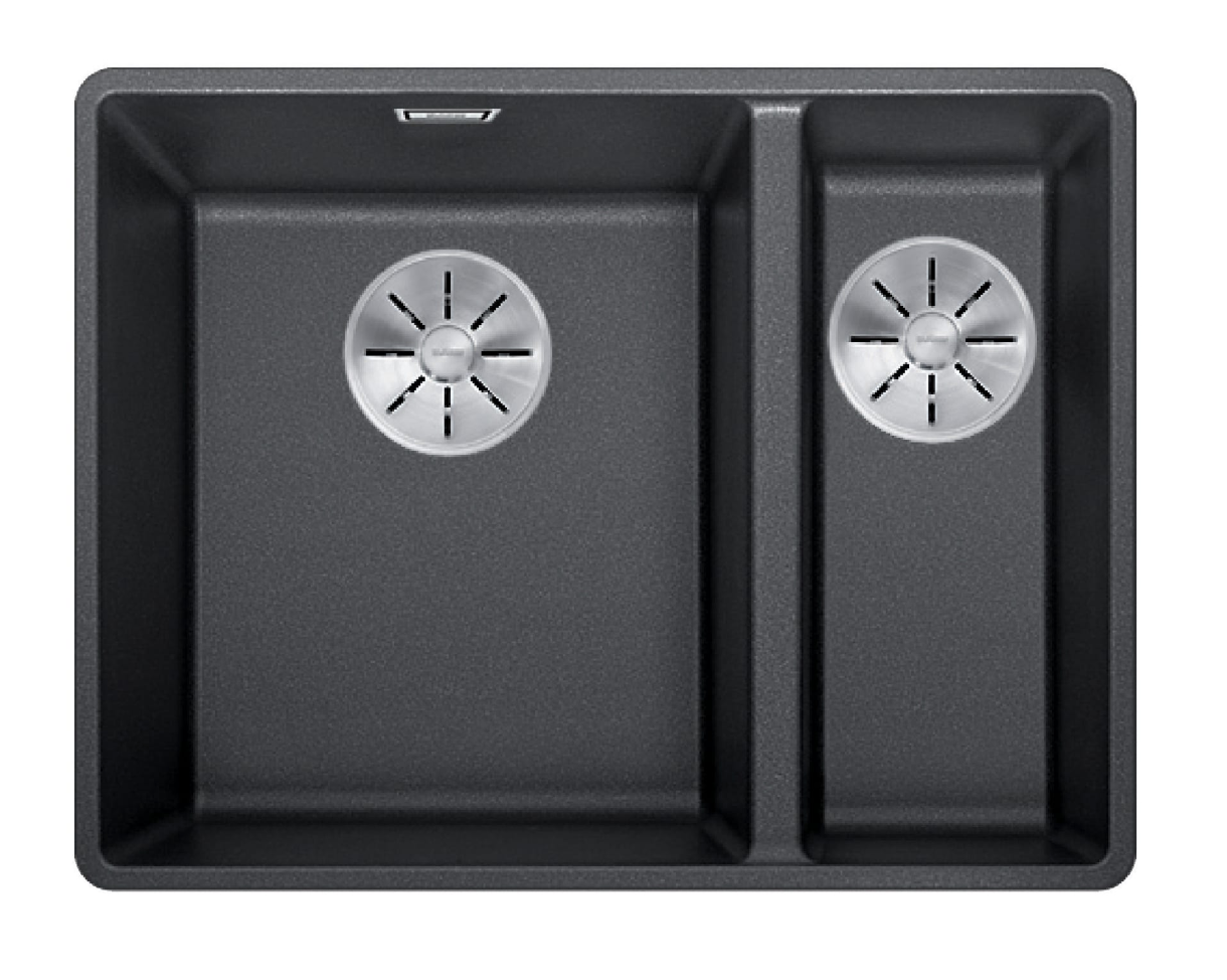 BLANCO BLANCO Subline 340/160-F silgranit antracit Infino vänster