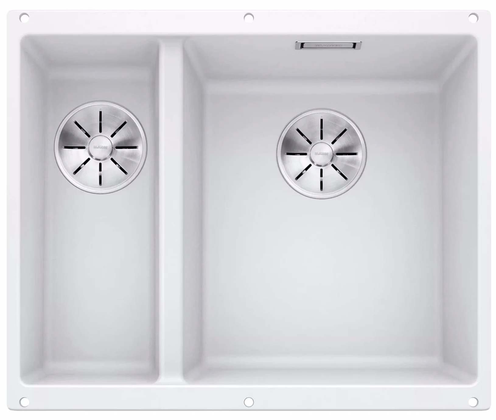 BLANCO Subline 340/160-F silgranit vit Infino vänster