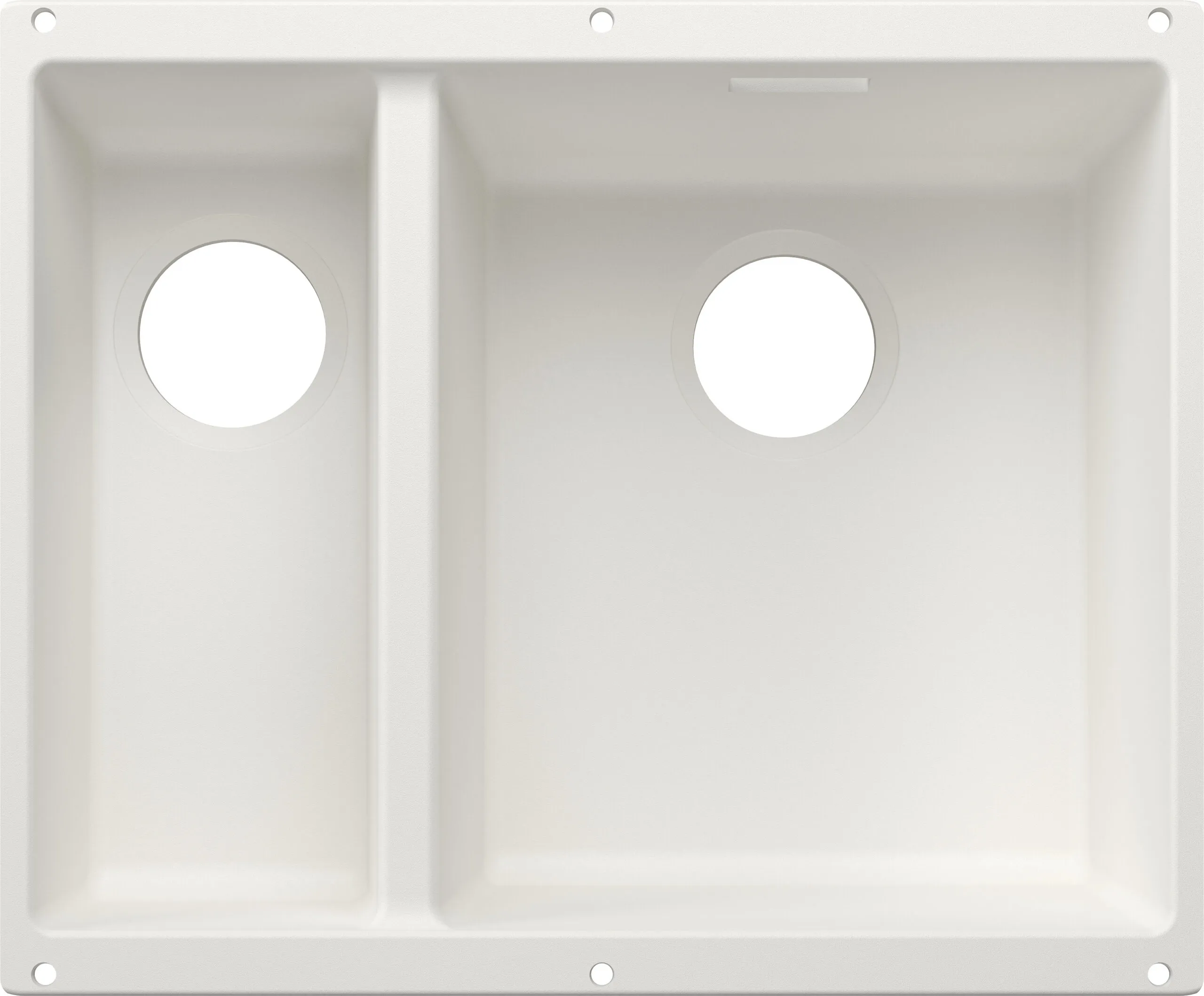 BLANCO BLANCO Subline 340/160-U silgranit vit Infino vänster