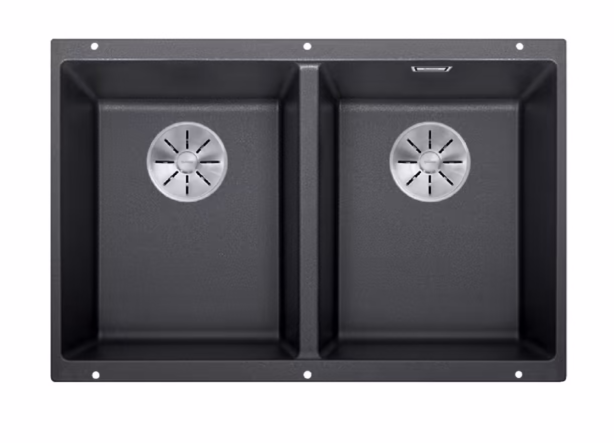 BLANCO Subline 350/350-U silgranit antracit Infino