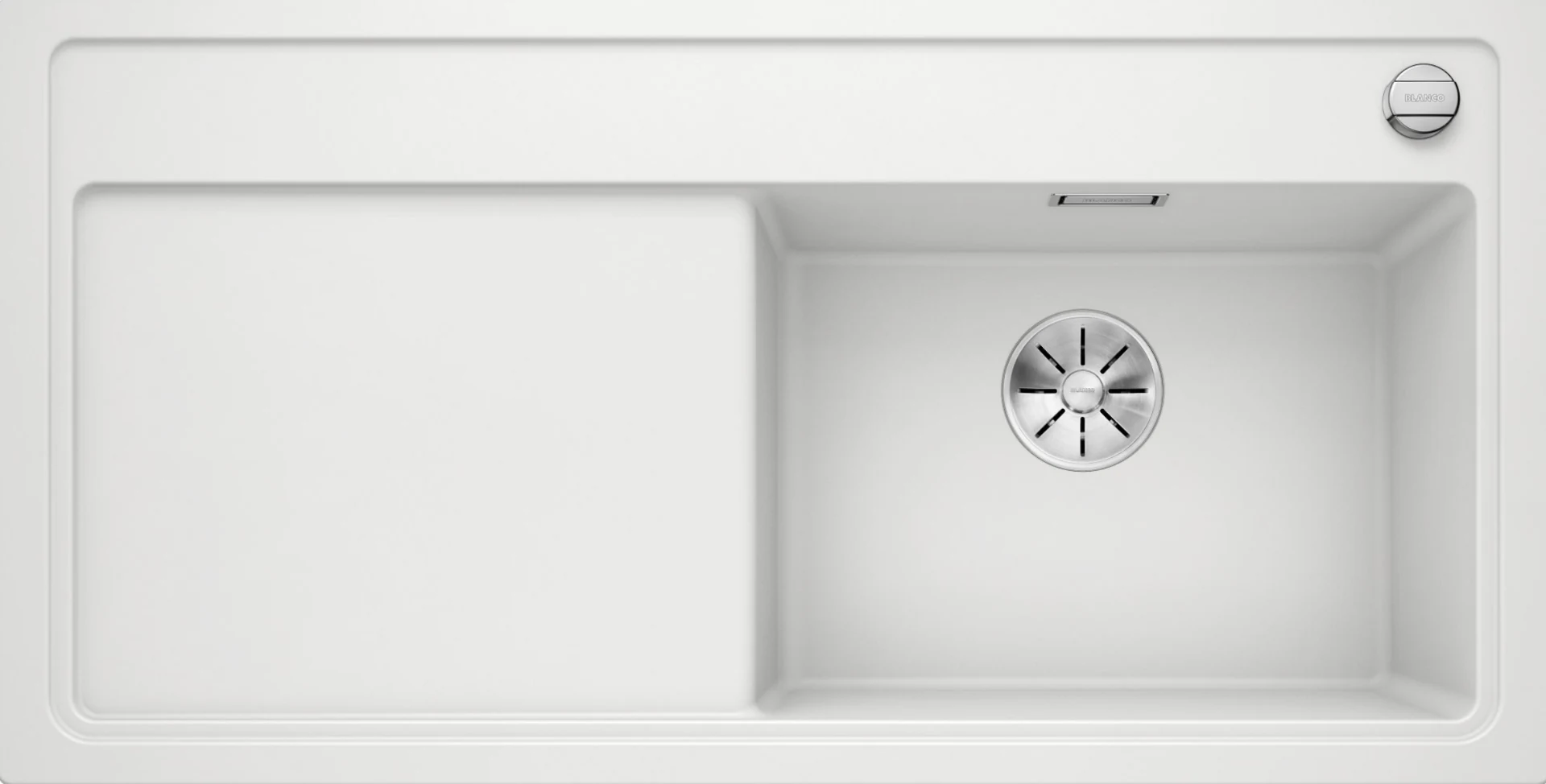BLANCO BLANCO Zenar XL 6 S silgranit vit Infino höger