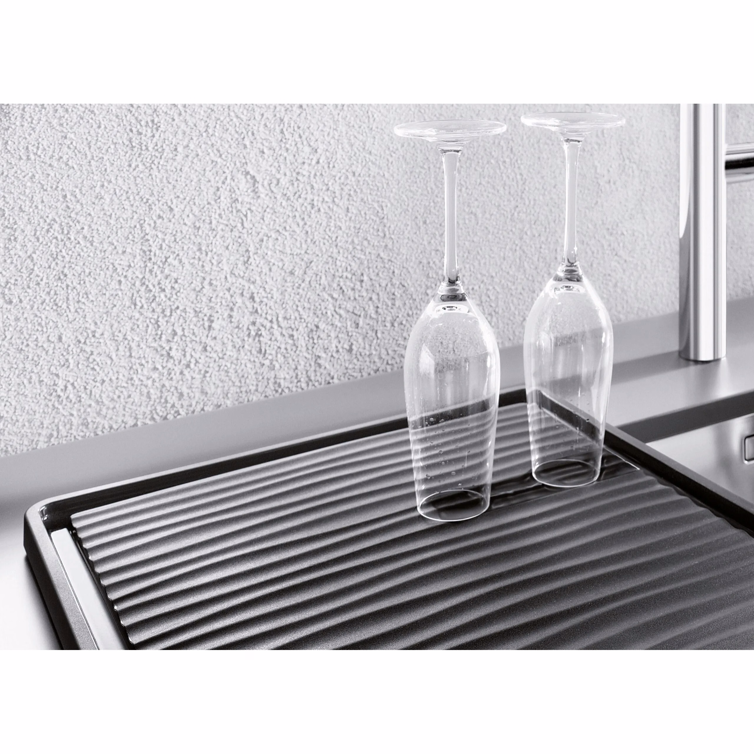 BLANCO avrinningsbricka 432X382 mm - svart plast