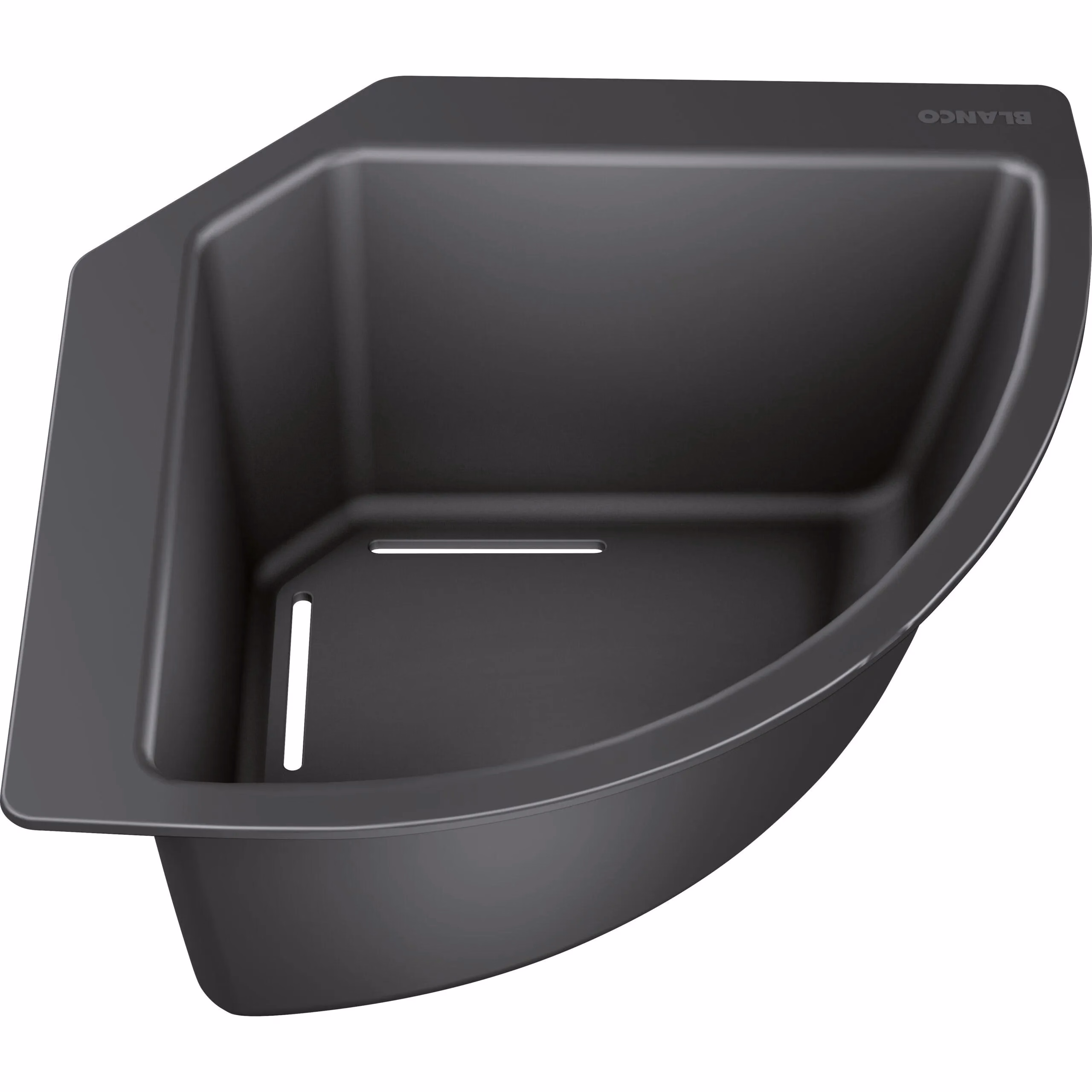 BLANCO hörnskål 215*215 mm - svart