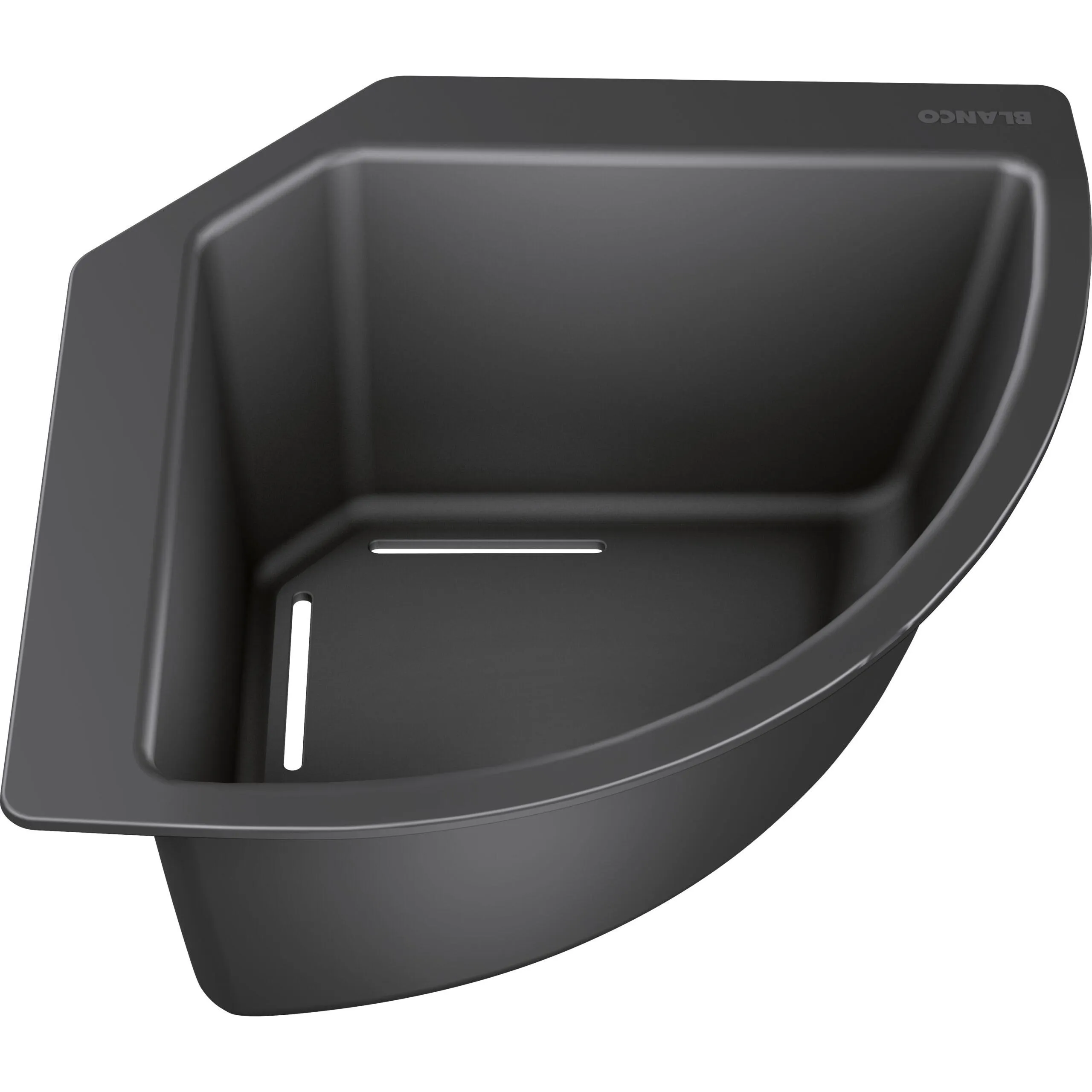 BLANCO hörnskål 215*215 mm - svart