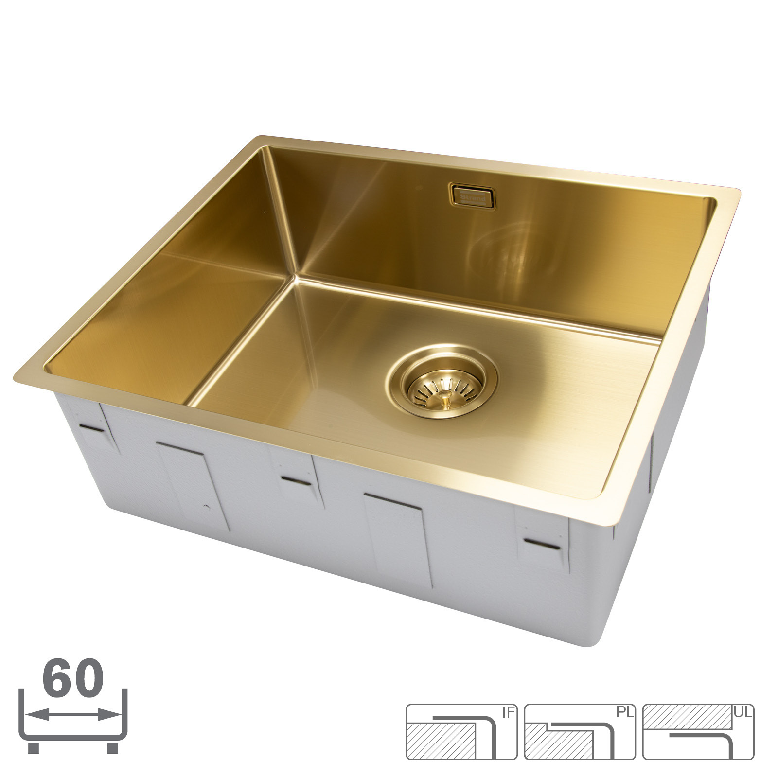 Strand Stainless Disklåda Strand ST-5040 Gold