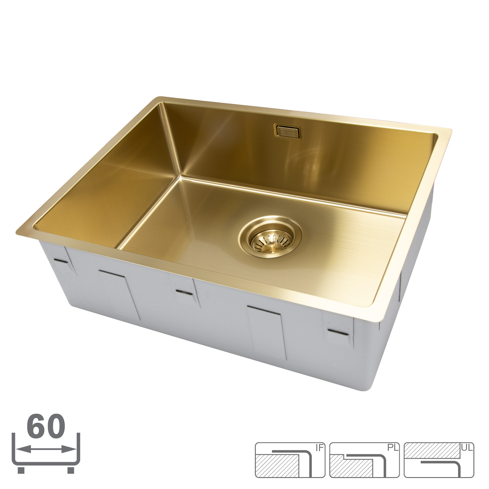 Strand Stainless Disklåda Strand ST-5440 Gold
