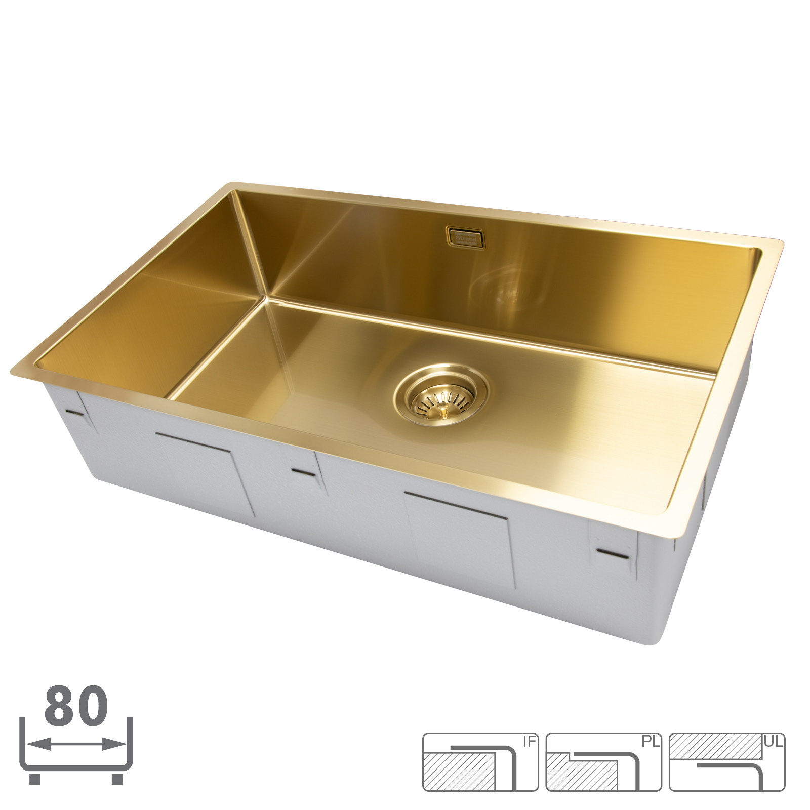 Strand Stainless Disklåda Strand ST-7040 Gold