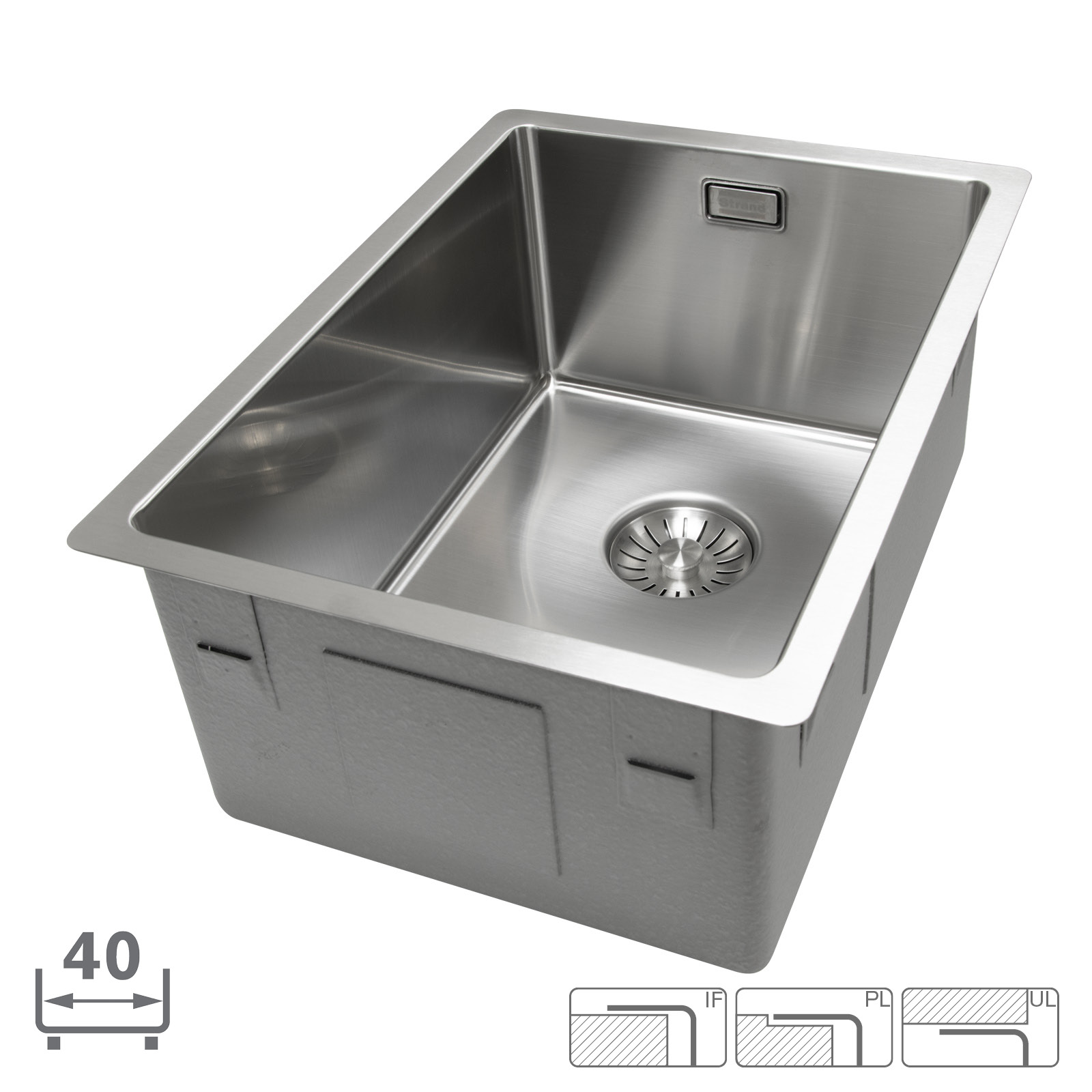Strand Stainless Disklåda Strand Solid SOL-2840