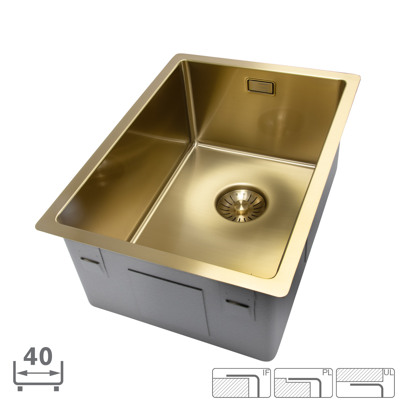 Strand Stainless Disklåda Strand Solid SOL-2840 Gold
