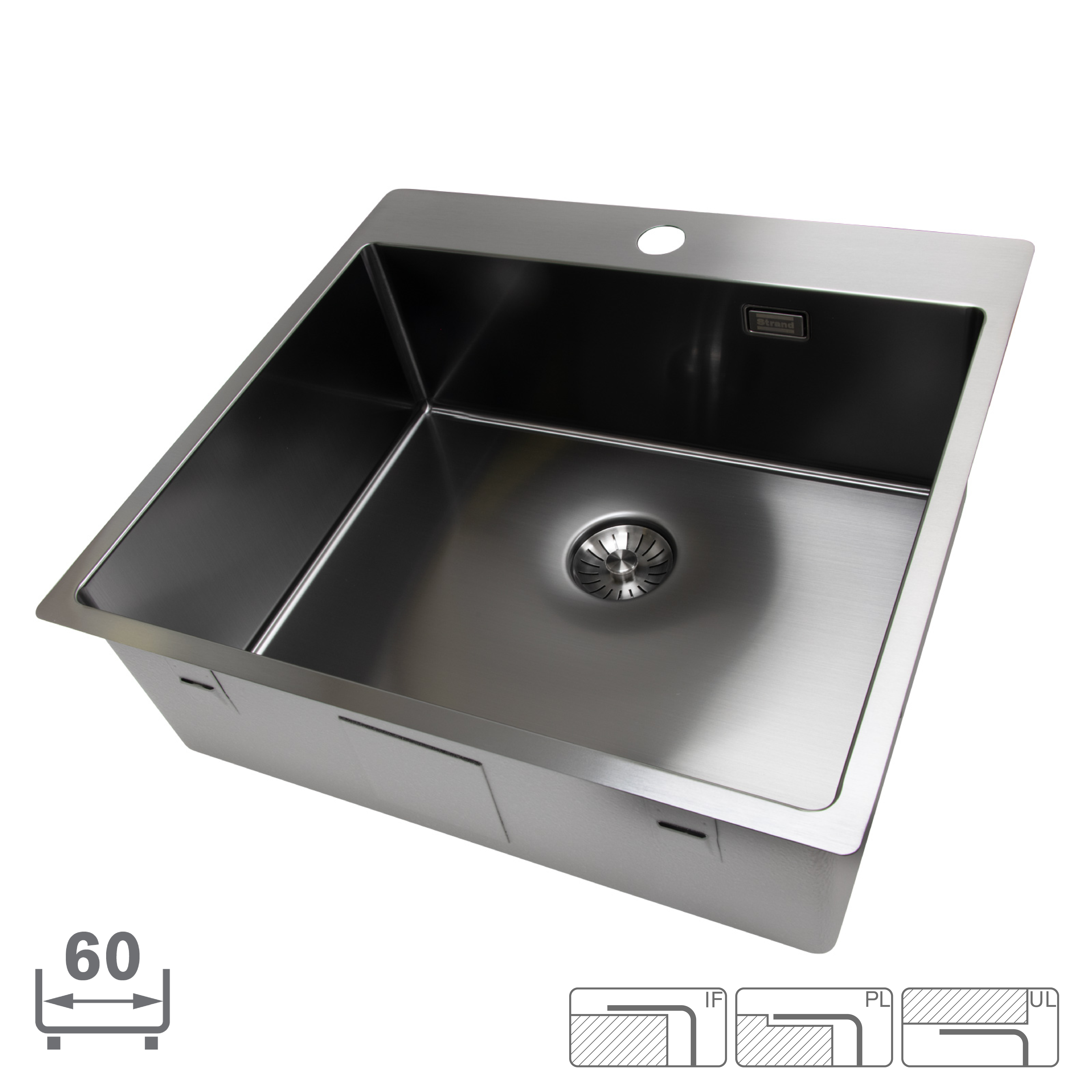 Strand Stainless Disklåda Strand Solid SOL- 5040B GM