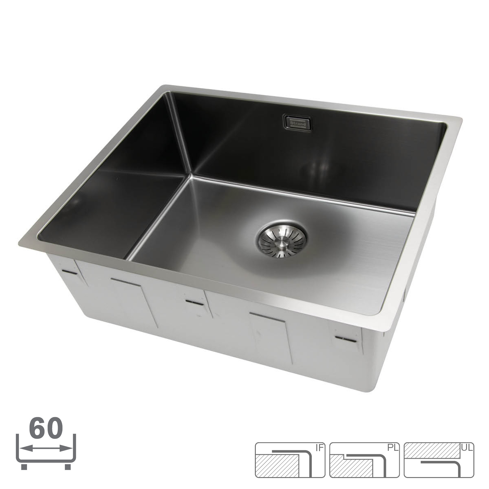 Strand Stainless Disklåda Strand Solid SOL- 5040 GM