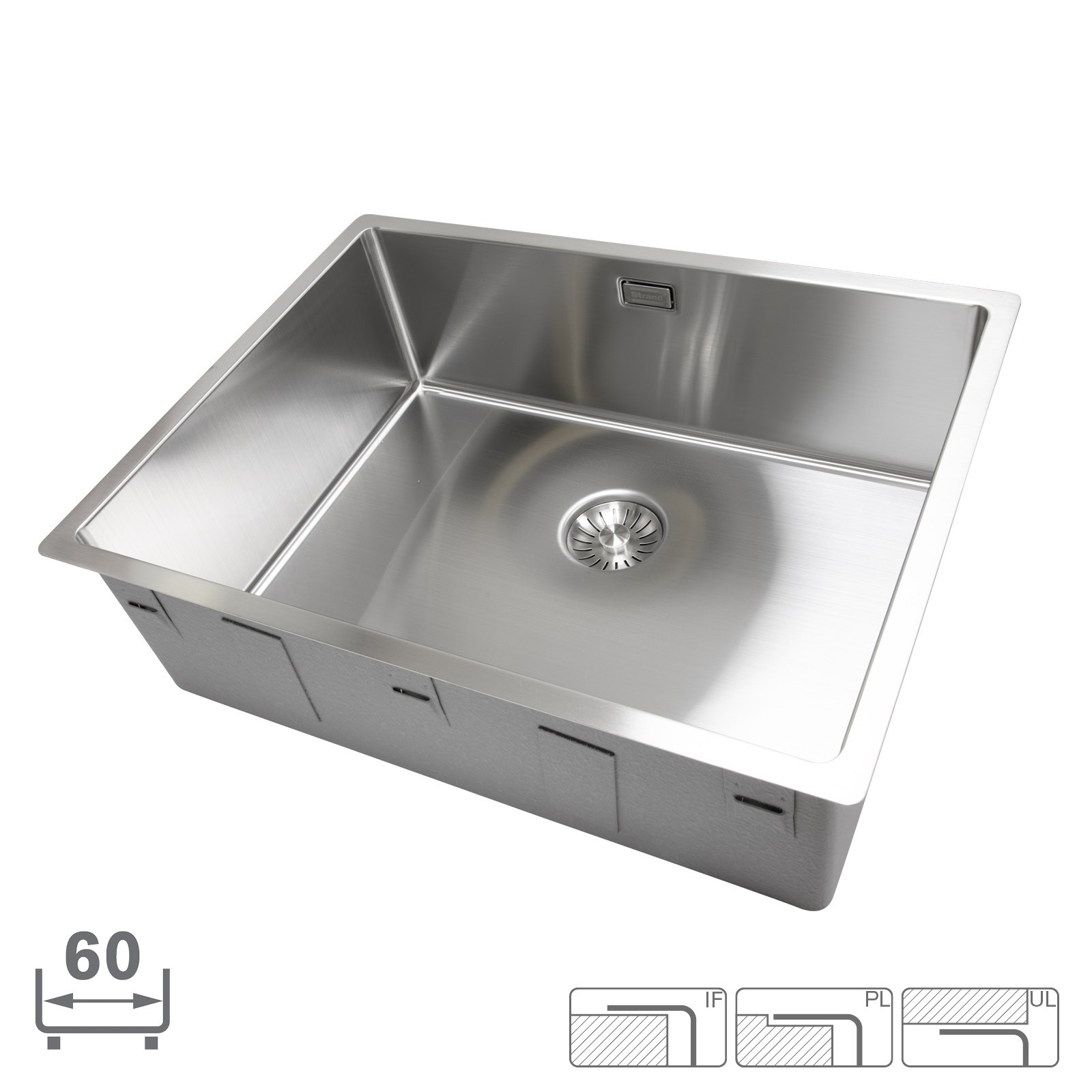 Strand Stainless Disklåda Strand Solid SOL- 5440